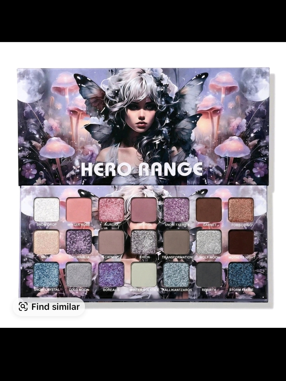 24-Color Eyeshadow Palette — Purple & Pink Collection